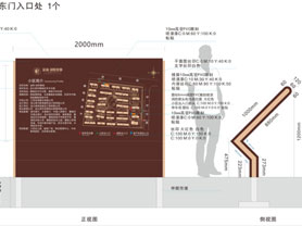 房地产住宅小区标识标牌设计方案+效果图
