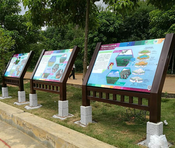 公园景区介绍牌宣传栏