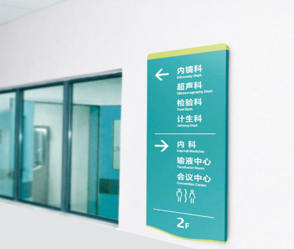 医院楼层索引指示牌
