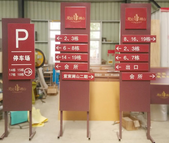 住宅小区指示牌